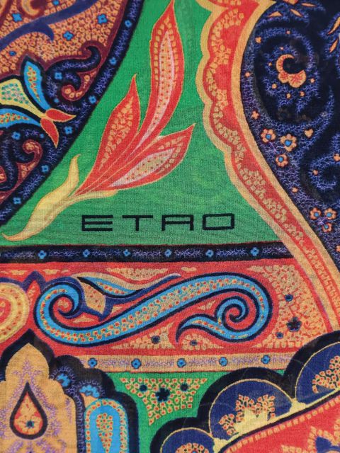 ETRO silk scarf - Orange - zdjęcie produktu nr 2