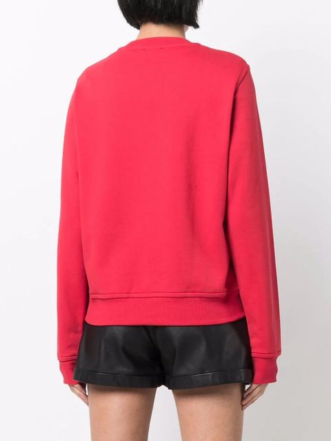 Diesel embroidered-logo crew neck sweatshirt