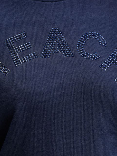 Silvian Heach bluza MARAUL damska kolor granatowy z aplikacją GPA25017FE