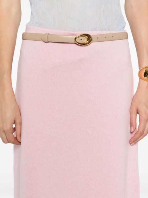 KHAITE Patri midi skirt - Pink