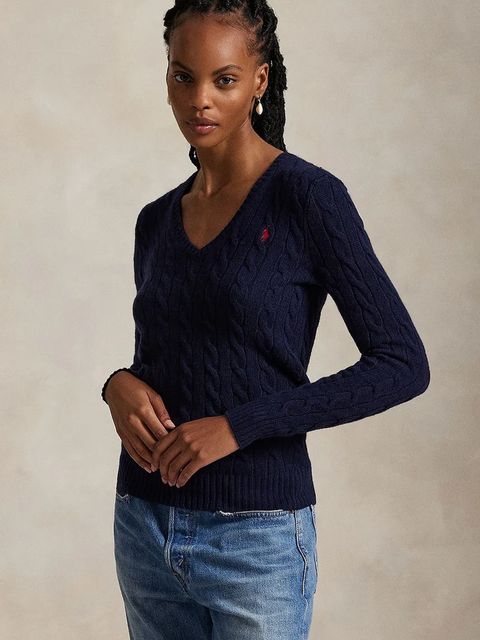 Polo Ralph Lauren sweter damski kolor granatowy 211971866 - zdjęcie produktu nr 1