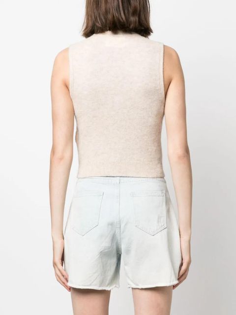MARANT ÉTOILE Ametis knitted vest - Neutrals - zdjęcie produktu nr 1