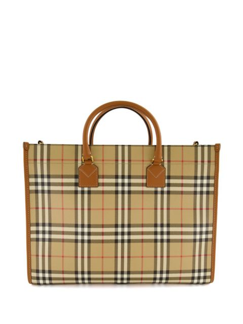 Burberry medium Freya tote bag - Brown