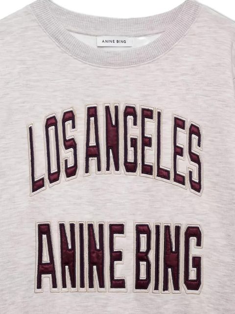 ANINE BING los angeles appliqué sweatshirt - Neutrals - zdjęcie produktu nr 2