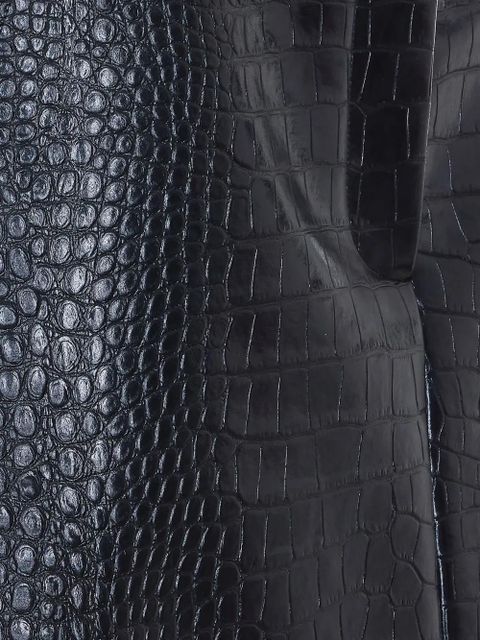 Sportmax Gleba crocodile mini skirt - Black