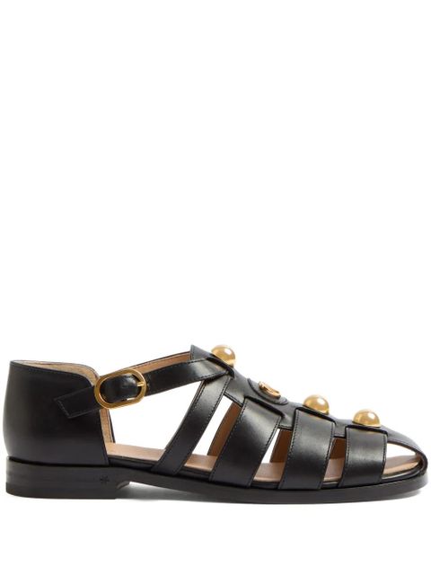 Valentino Garavani 20mm VLogo Signature fisherman sandals - Black