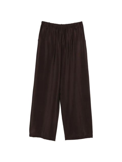Alysi elastic-waist trousers - Brown - zdjęcie produktu nr 1