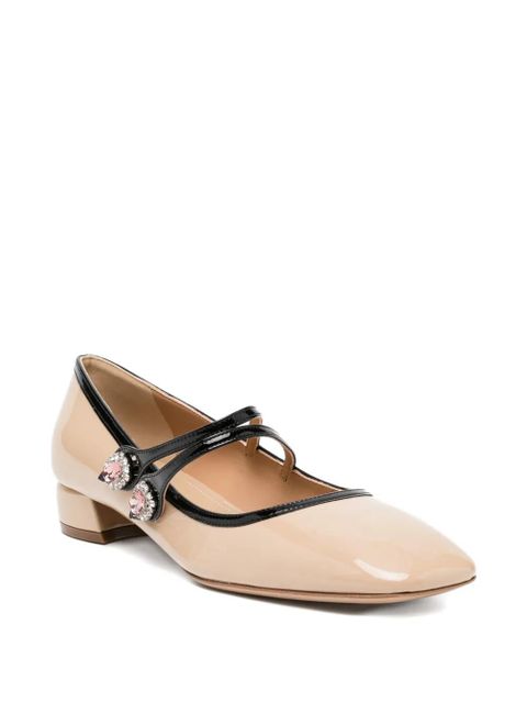 Ferragamo 20mm crystal embellished pumps - Neutrals - zdjęcie produktu nr 2