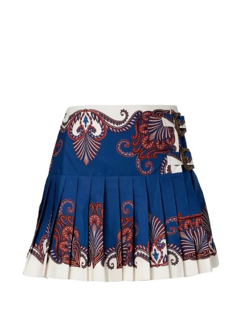 FARM Rio pleated mini skirt - Blue - zdjęcie produktu nr 1