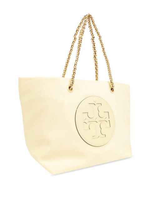 Tory Burch Ella logo-patch tote bag - Neutrals