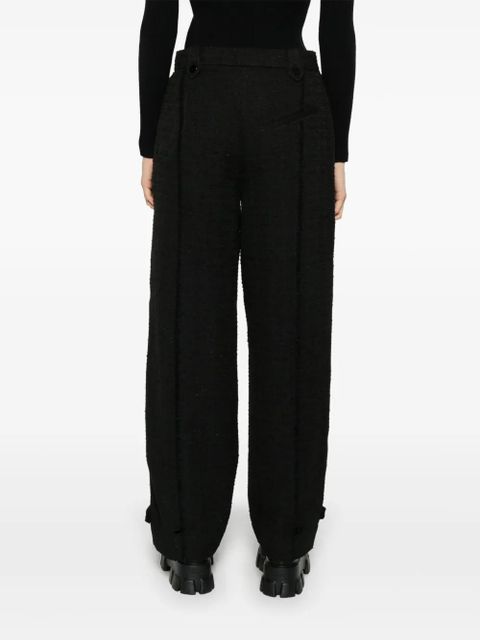 GANNI tweed trousers - Black - zdjęcie produktu nr 2