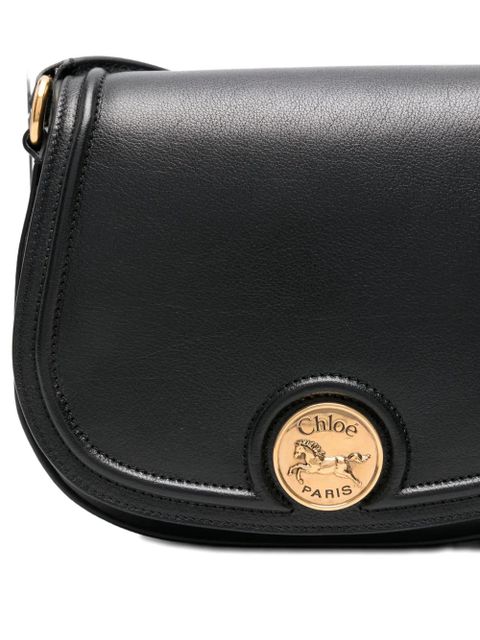Chloé Horse Medal leather cross body bag - Black