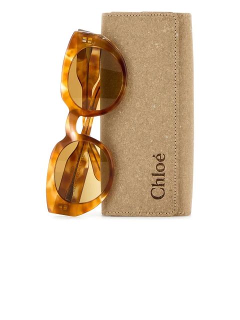 Chloé Eyewear Gayia sunglasses - Brown - zdjęcie produktu nr 2