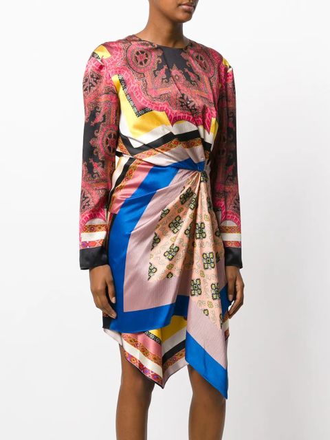 ETRO patterned knot dress - Pink - zdjęcie produktu nr 2