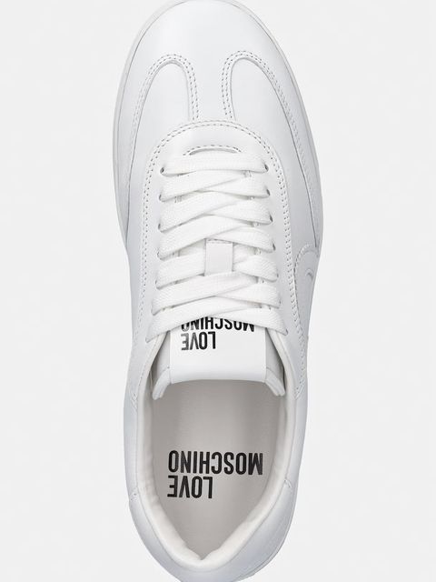 Love Moschino sneakersy skórzane