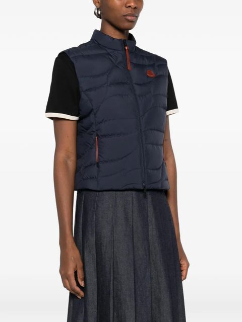 Moncler Huangbiao quilted vest - Blue