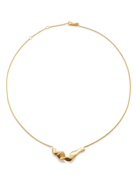 Monica Vinader Wave polished-finish necklace - Gold - zdjęcie produktu nr 1