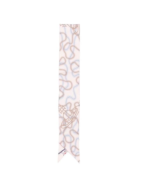 Vivienne Westwood printed scarf - Pink - zdjęcie produktu nr 1