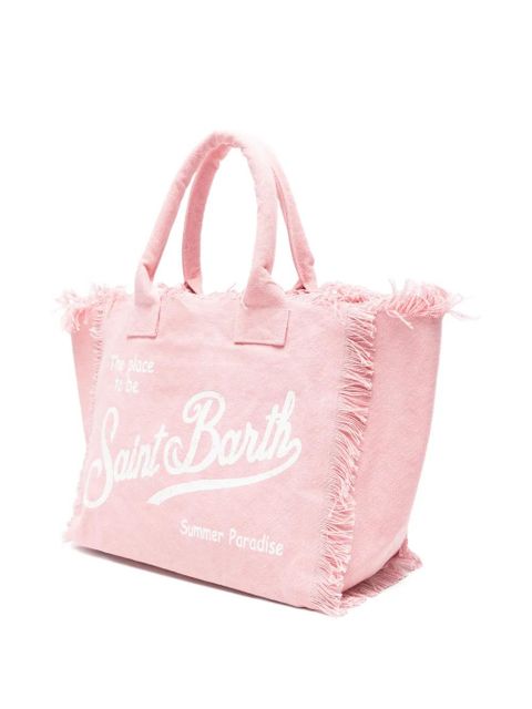 MC2 Saint Barth Vanity fringed-edge tote bag - Pink - zdjęcie produktu nr 2