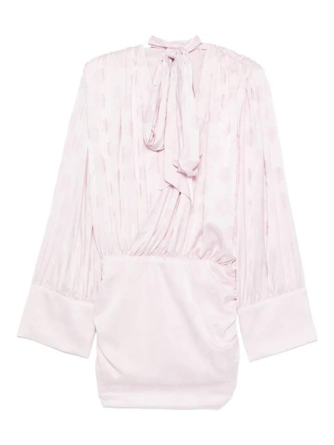 ROTATE BIRGER CHRISTENSEN floral-jacquard mini dress - Pink - zdjęcie produktu nr 1