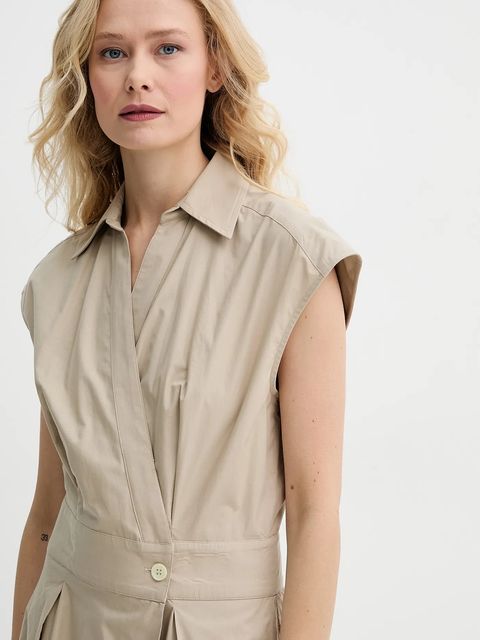 A.P.C. sukienka bawełniana robe athena