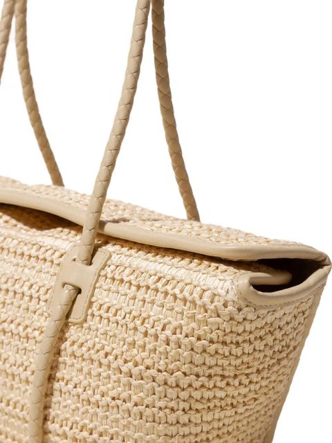 Hereu Forna raffia tote bag - Neutrals