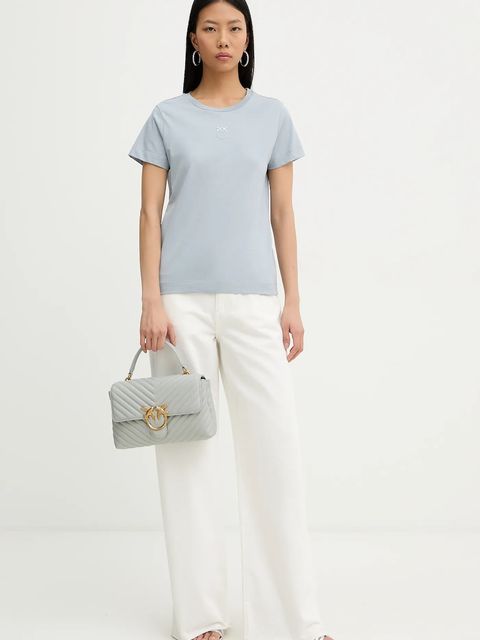 Pinko t-shirt bawełniany - zdjęcie produktu nr 2