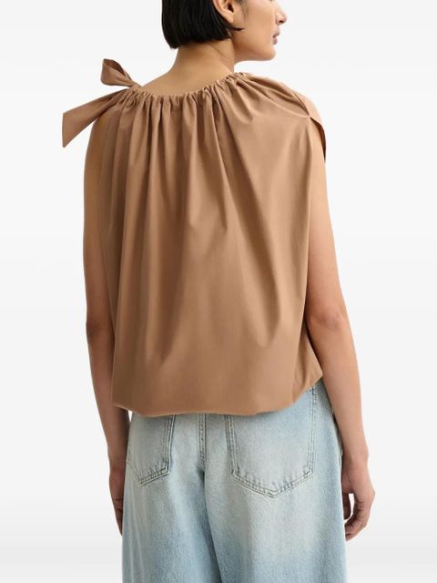 Essentiel Antwerp tie-detail blouse - Neutrals