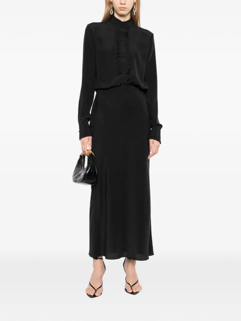 TOM FORD silk maxi skirt - Black - zdjęcie produktu nr 2