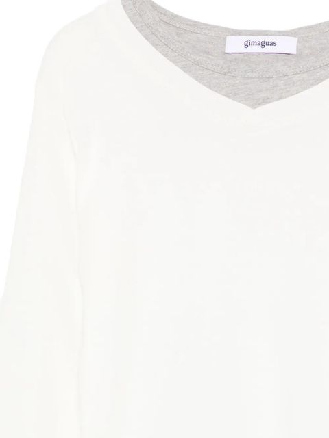 Gimaguas Sam double-layer T-shirt - White