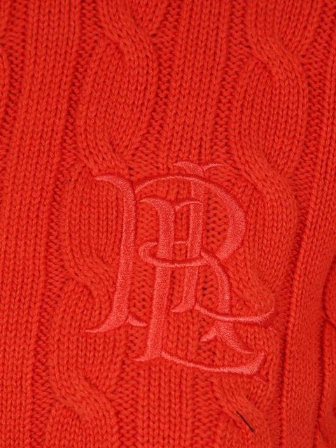 Lauren Ralph Lauren cable-knit cardigan - Red