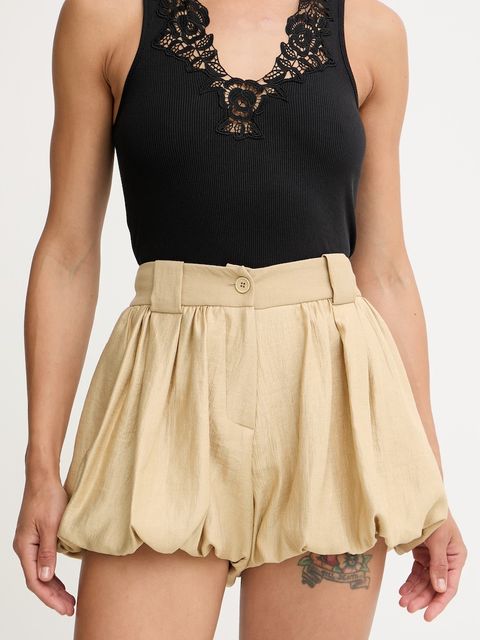 Twinset szorty damskie z wiskozą - zdjęcie produktu nr 1