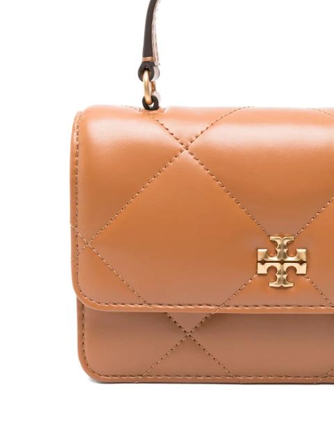 Tory Burch mini Kira diamond-quilted tote bag - Brown - zdjęcie produktu nr 2
