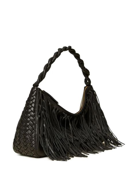 TWINSET medium Liliane fringe shoulder bag - Black - zdjęcie produktu nr 1