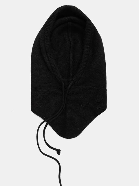 Answear.LAB kaptur z dodatkiem wełny kolor czarny - zdjęcie produktu nr 2