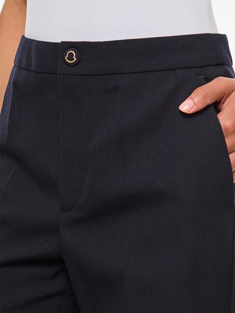 Moncler pressed-crease trousers - Blue