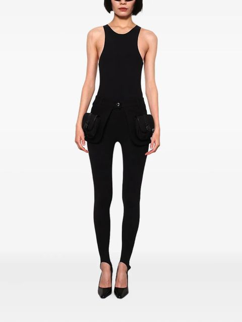 Coperni Basque pocket-detail stirrup jumpsuit - Black - zdjęcie produktu nr 2