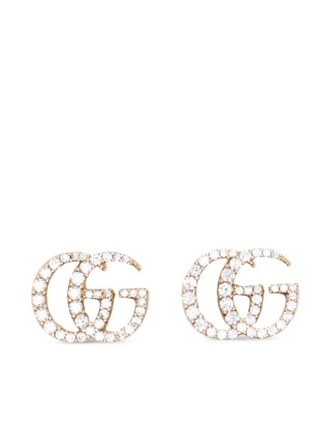 Gucci GG Marmont crystal earrings - Gold - zdjęcie produktu nr 1