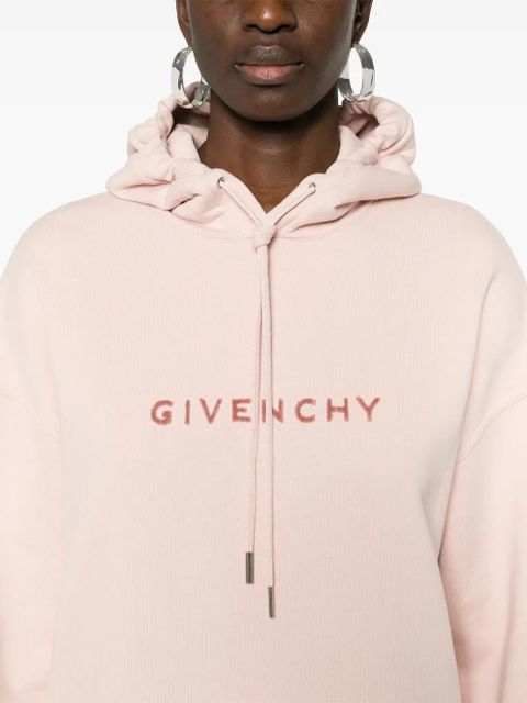Givenchy 4G-motif cotton hoodie - Pink
