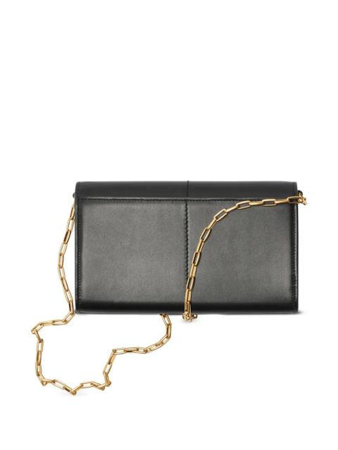 Burberry Snip leather chain wallet - Black