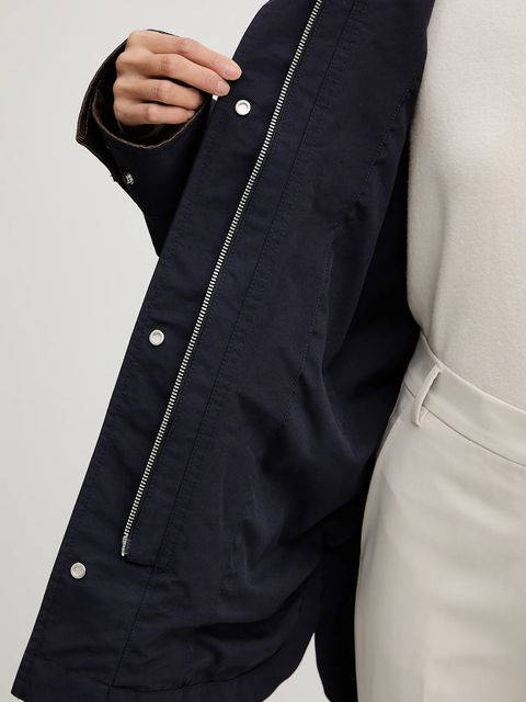 Marc O'Polo kurtka kolor granatowy przejściowa 5000008071