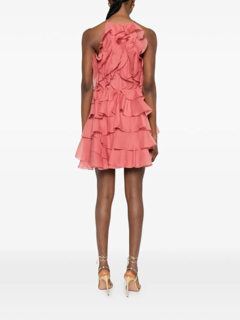 Aje Cleio layered mini dress - Pink