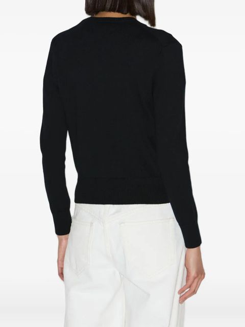 MARANT ÉTOILE Mona embroidered cardigan - Black