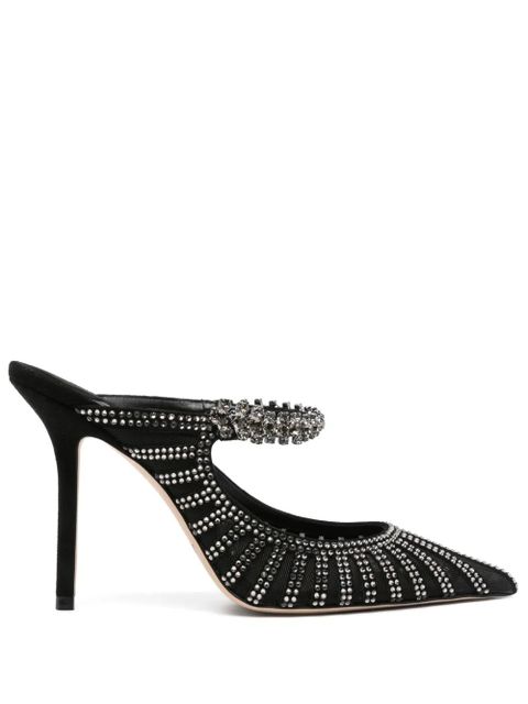 Jimmy Choo 100mm Bing mules - Black - zdjęcie produktu nr 1