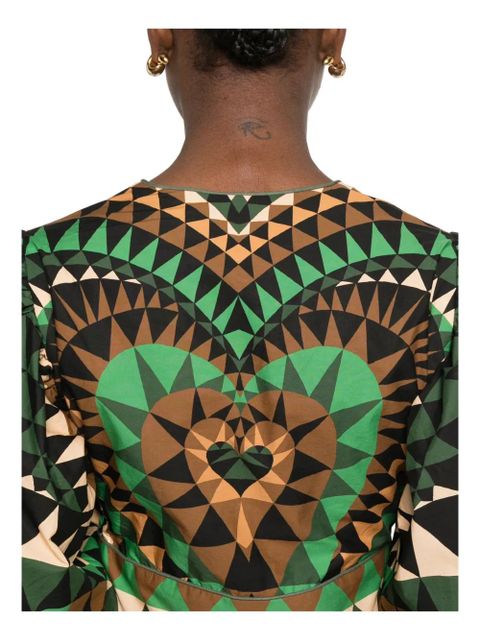 FARM Rio Heart Deco blouse - Black