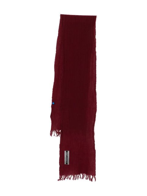 OUR LEGACY fringed scarf - Red