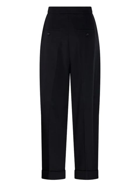 Max Mara cuffed pleated trousers - Black - zdjęcie produktu nr 2