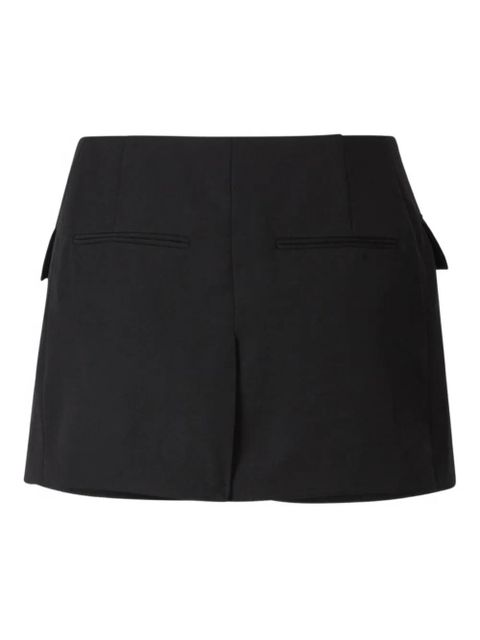 Balmain wool mini skirt - Black