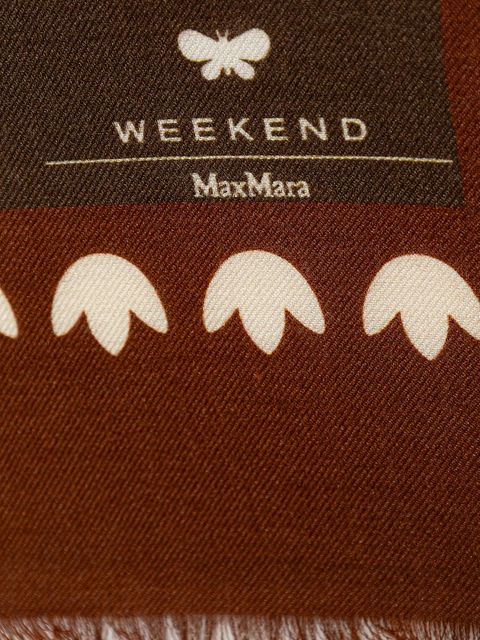 Weekend Max Mara chusta z dodatkiem wełny AEDUCATA - zdjęcie produktu nr 2