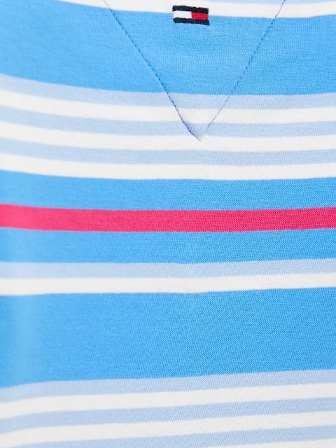 Tommy Jeans t-shirt bawełniany damski kolor niebieski DW0DW21391